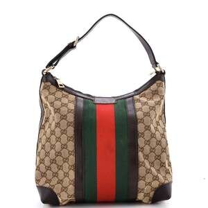 Gucci Vintage Web Hobo Gg Canvas Medium #247430G75B